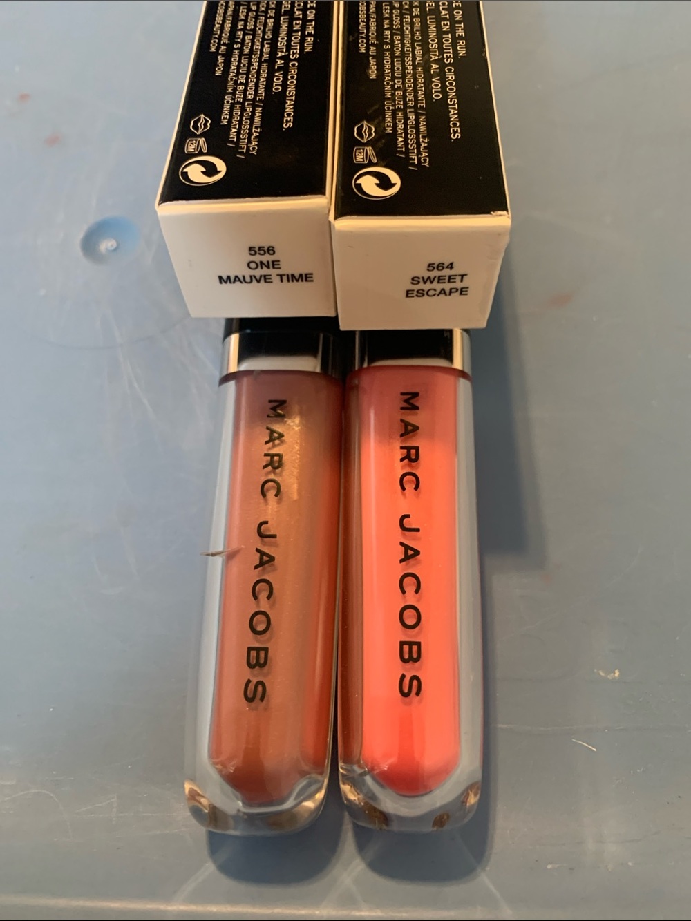 Marc Jacobs Pink & Mauve Cream Lipstick Duo